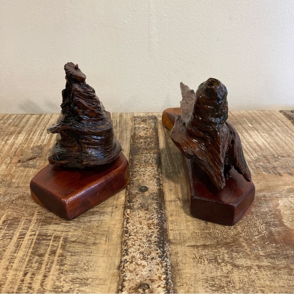 2 Vintage Boho Wood Chunks - Picture 3 of 12